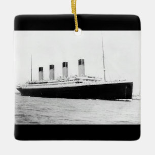 RMS Titanic Passagierschiff Keramikornament