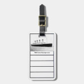 RMS Titanic Passenger Liner Gepäckmarke Gepäckanhänger (Vorderseite vertikal)