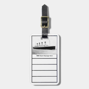 RMS Titanic Passenger Liner Gepäckmarke Gepäckanhänger