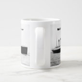 RMS Titanic Passenger Liner Jumbo Tasse (Rückseite)