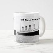 RMS Titanic Passenger Liner Jumbo Tasse (Vorderseite Rechts)