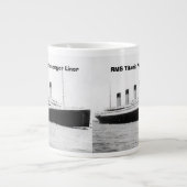 RMS Titanic Passenger Liner Jumbo Tasse (Vorderseite)