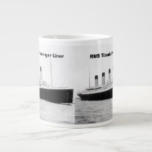 RMS Titanic Passenger Liner Jumbo Tasse