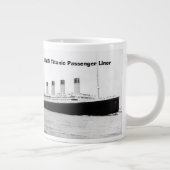 RMS Titanic Passenger Liner Jumbo Tasse (Rechts)