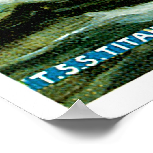 RMS Titanic Poster (Ecke)