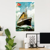 RMS Titanic Poster (Heimbüro)