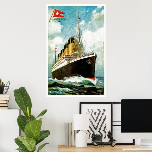 RMS Titanic Poster (Heimbüro)
