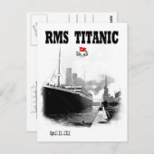 RMS Titanic Postkarte (Vorne/Hinten)