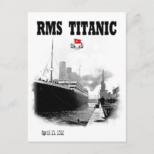 RMS Titanic Postkarte (Vorderseite)