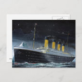 RMS Titanic Postkarte (Vorne/Hinten)