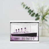 RMS TITANIC POSTKARTE (Stehend Vorderseite)