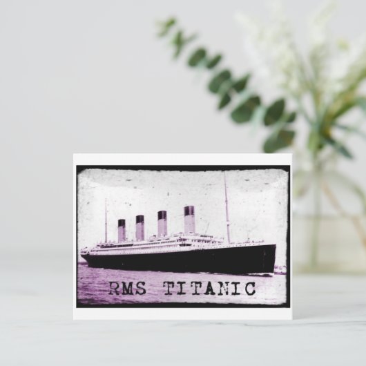 RMS TITANIC POSTKARTE (Stehend Vorderseite)