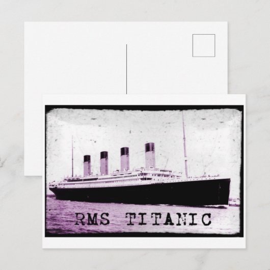 RMS TITANIC POSTKARTE (Vorne/Hinten)