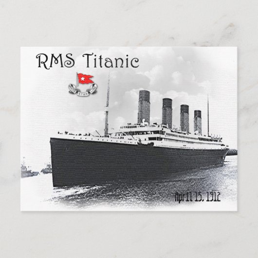 RMS Titanic Postkarte (Vorderseite)