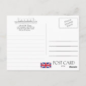 RMS Titanic Postkarte (Rückseite)