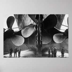 RMS TITANIC Propeller Poster