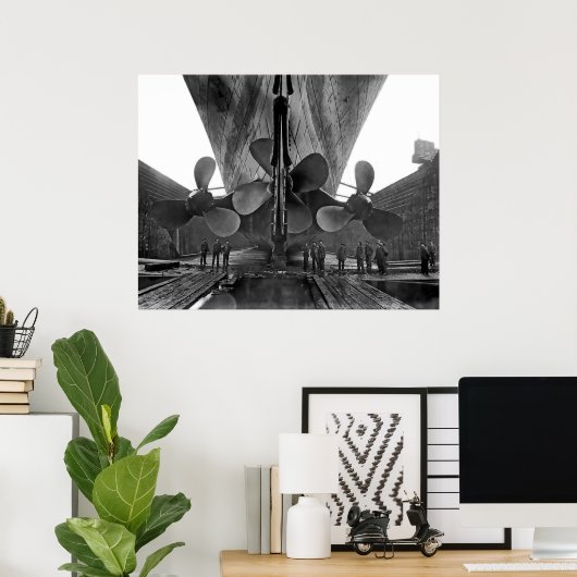 RMS Titanic Propellers Poster (Heimbüro)