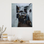 RMS Titanic Radio Operator SOS Poster (Küche)