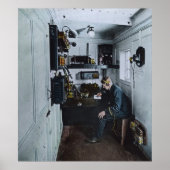 RMS Titanic Radio Operator SOS Poster (Vorne)