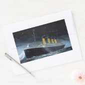 RMS Titanic Rechteckiger Aufkleber (Umschlag)
