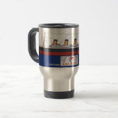 RMS Titanic Reisebecher (Vorderseite Links)