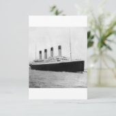 RMS Titanic Save The Date (Stehend Vorderseite)