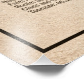 RMS Titanic Ship Blueprint Plans SD Fotodruck (Ecke)