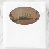RMS Titanic Southampton Ovaler Aufkleber (Tasche)