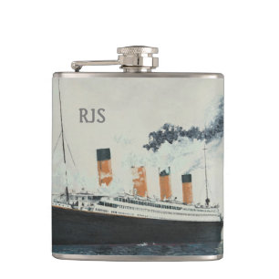 RMS Titanic Steamship Personalisiert Maritime Flachmann