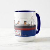 RMS Titanic Tasse (VorderseiteRechts)