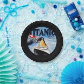 RMS Titanic Travel Ad Pappteller (Party)