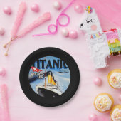 RMS Titanic Travel Ad Pappteller (Party)