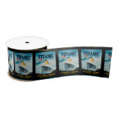 RMS Titanic Travel Ad Satinband (Spule)