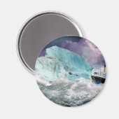 RMS Titanic und Iceberg Malerei Magnet (Vorderseite/Rückseite)