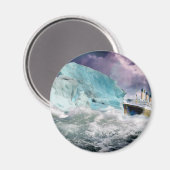 RMS Titanic und Iceberg Malerei Magnet (Vorderseite/Rückseite)