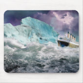 RMS Titanic und Iceberg Malerei Mousepad (Vorne)