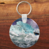 RMS Titanic und Iceberg Malerei Schlüsselanhänger (Vorderseite)