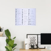 RMS Titanic Vintage Morse-Code SOS Poster (Heimbüro)