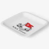 RMS Titanic White Star Line Pappteller (Gewinkelt)
