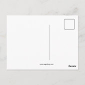 RMS Titanic White Star Line Postkarte (Rückseite)