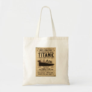RMS Titanisches Poster Tragetasche