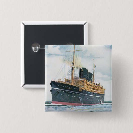 RMS Viceroy aus Indien Button (Vorne & Hinten)