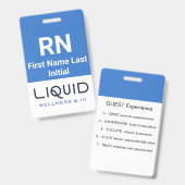 RN 1099 Badge - Updated Ausweis (Front & Back)