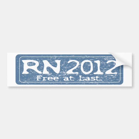 RN 2011 - Geben Sie schließlich frei Autoaufkleber (Vorne)