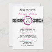 RN Abschluss Einladung / Pinning Graduierung Party (Vorderseite)