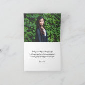 Rn-Abschluss-Foto danken Ihnen, kundenspezifischer Dankeskarte (Innenseite)