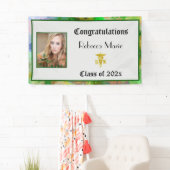 RN Abschluss Green Pink Blue Watercolor Banner (Insitu)