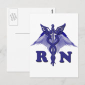 RN Angel Postkarte (Vorne/Hinten)