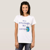 RN ANGETRIEBEN DURCH KAFFEE T-Shirt (Vorne ganz)