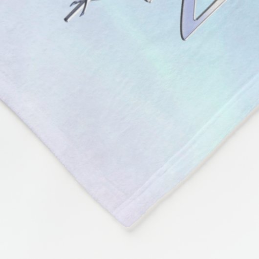 RN Caduceus Medical Mother Pearl Decor Fleecedecke (Ecke)